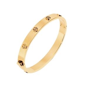 Tory Burch Miller Stud Hinge Bracelet - GOLD with Dust Bag